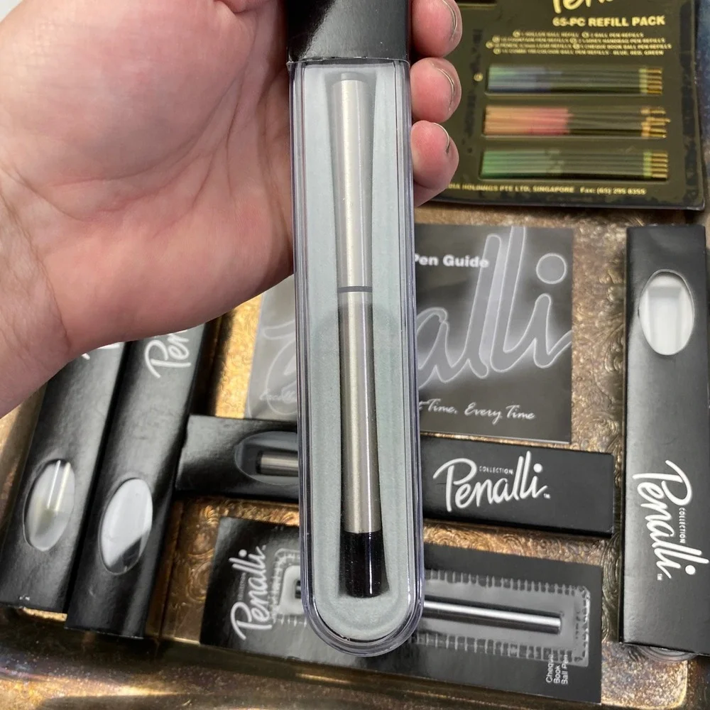 Penalli Pen Collection Writing Set 65-Pc Refill Pack Fountain Rollerball